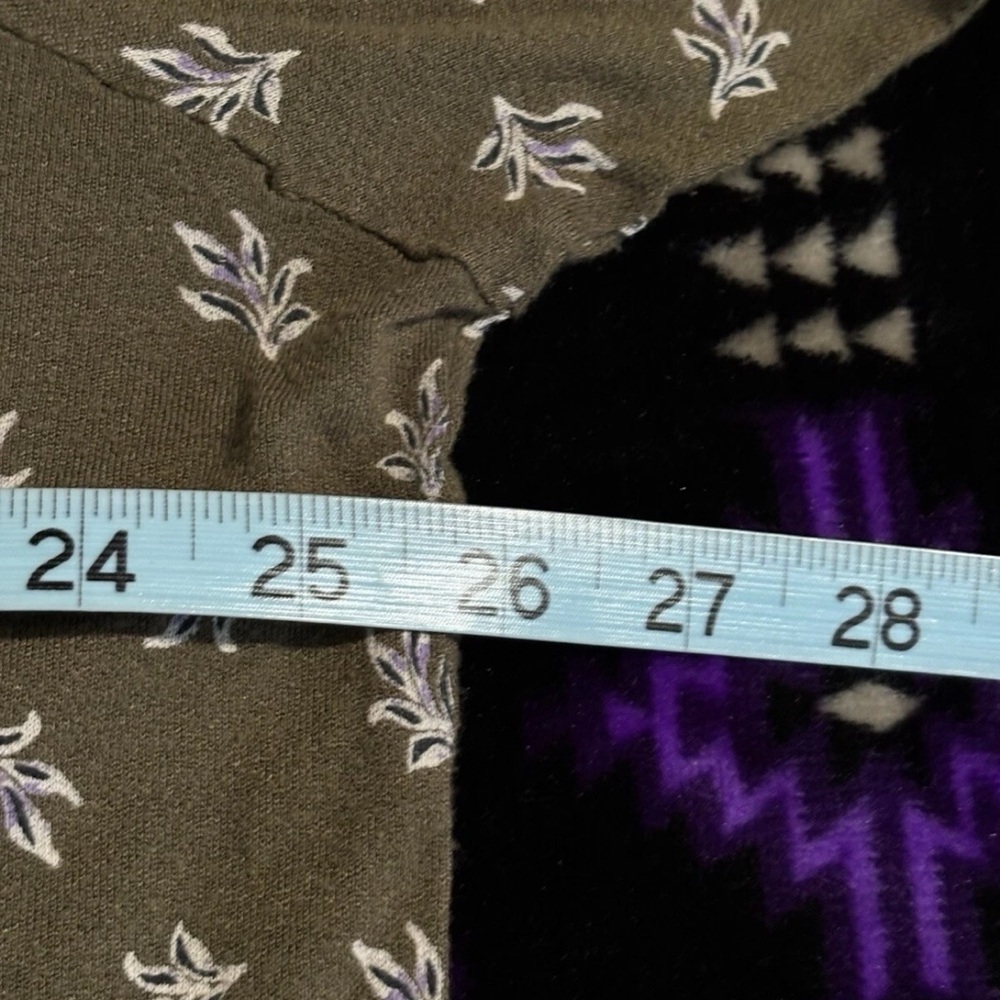 Lucky Brand Khaki Floral Top - Picture 4 of 5